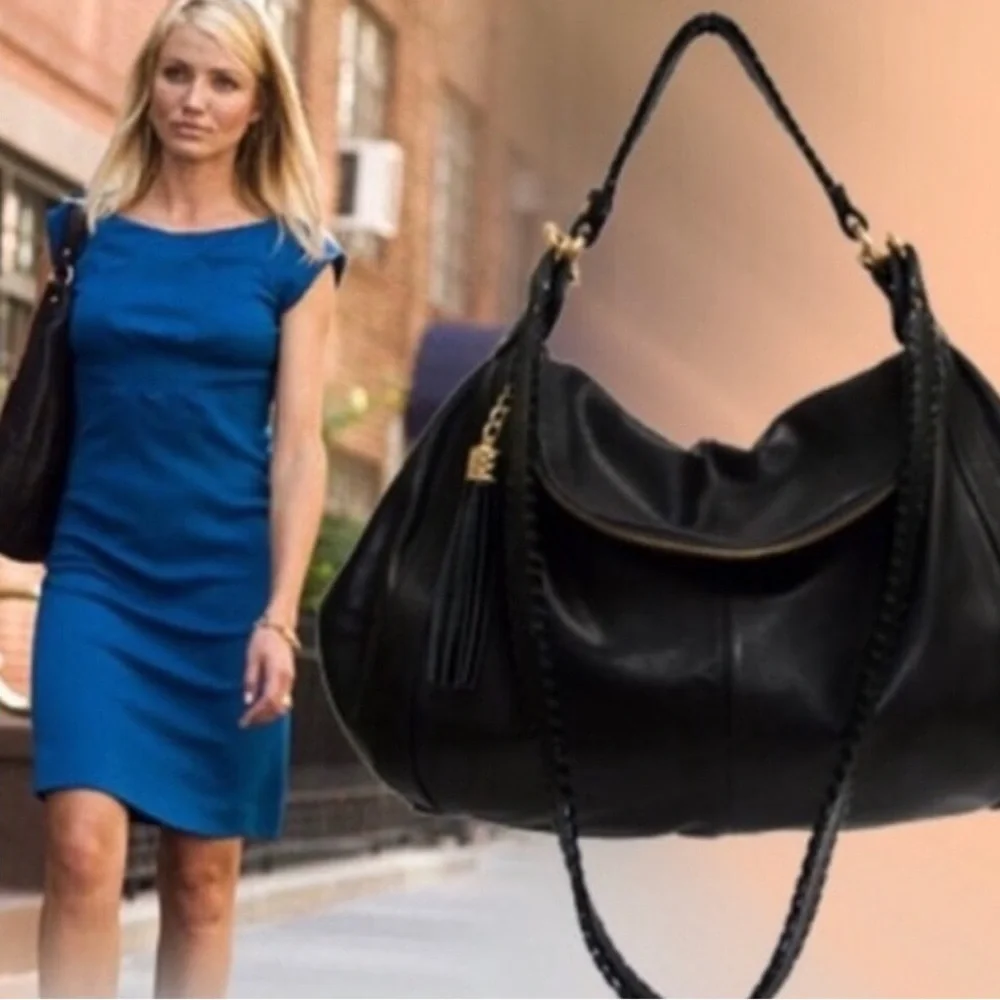 Onna Ehrlich Beautiful!!!! Rachel Shoulder Bag - Black - Picture 11 of 11